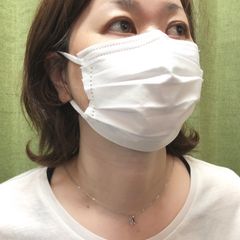 キュービックジルコニア　ネックレス（カラー：シルバー）