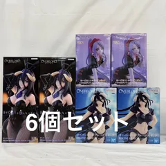 アルベド　bicute bunnies figure 6個セット BiCute Bunnies Figure Overlord Albedo: Furyu - Tokyo Otaku