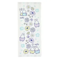 ミッフィー miffy フェイスタオル cheerful smile  日本製 西川