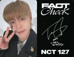 【中古】コレクションカード(男性) NCT 127/テイル(TAEIL)/印刷サイン・メッセージ入り/CD「FACT Check」(Exhibit Ver.)フォトカード