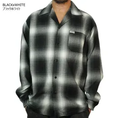 当店別注！CALTOP キャルトップ カルトップ メンズ シャツ スペシャルオーダー 7007 OMBRE LONG SLEEVE SHIRTS 開襟 オープンカラーオンブレ ロングスリーブシャツ