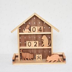 ネコハウス　万年カレンダー