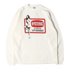 【新品】HYSTERIC GLAMOUR ヒステリックグラマー Tシャツ サイズ:L / CABALLERO ハイネック ロングスリーブ Tシャツ L/S 0253CL09 / ダーティーホワイト 白 / 日本製 / トップス カットソー 長袖【メンズ】