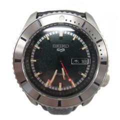 SEIKO セイコー 5 スポーツ 腕時計 仮面ライダー コラボモデル 4R36-14A0 SBSA207 4000本限定 0072/4000 SS/革/AT グリーン文字盤  自動巻き ステンレス×レザー シルバー  メンズ【中古】【美品】【送料無料】