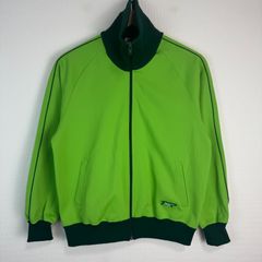 vintage old asics PAW アシックス パウ ジャージ トラックジャケット メンズ ライトグリーン スポーツMIX ストリート レトロ　ハイネックトラックジャージ Sサイズ
