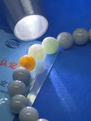 美品 天然翡翠ヒスイA商品 8mmブレスレット4611-1/5