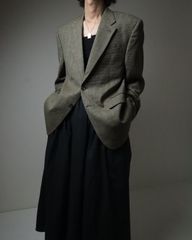 Ralph Lauren gun club check wool tailored jacket ラルフローレン ガンクラブ チェック柄 千鳥柄 ウール シングルブレステッド テーラードジャケット ベージュ系
