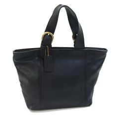 コーチ ハンドバッグ 4133 ブラック レザー 中古