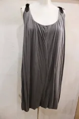 Y98☆SCOT CLUB/スコットクラブ サスペンダー付きバルーンワンピース size9号(M相当) レディース カーキ チュニック 古着 used☆