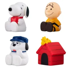 【中古】ぬいぐるみマスコット・ぬいぐるみバッジ 全4種セット 「PEANUTS ライトマスコット」
