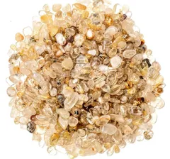 [Atmu] さざれ石 ルチルクォーツ 浄化用 天然石 原石 【 金運 事業運 仕事運 】 ブレスレット パワーストーン 浄化 50g [50g]