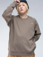 THE NORTH FACE (ザ ノースフェイス) ボックスロゴバックプリント クルーネック スウェット トレーナー Raglan Redbox Sweatshirt