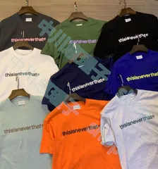 thisisneverthat  刺繍ロゴ Tシャツ 男女兼用  多色選択可能