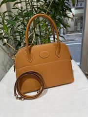 【極美品】HERMES エルメス ボリード 27 ヴォーエプソン ゴールド シルバー金具 U刻印 中古 ハンドバッグ ショルダーバッグ 2WAYバッグ レディース 女性用 本革 レザー カーフ ブラウン 茶色 ブランド 希少 レア プレゼント ギフト バック