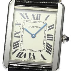 カルティエ CARTIER W5200003 タンクソロLM クォーツ メンズ良品_758799