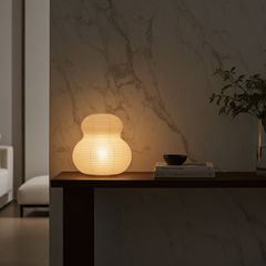 Paper Moon 和紙 ランプ ひょうたん型 内田繁 MoMA 岐阜提灯 - メルカリ
