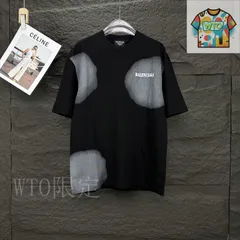 【今日WTO】Balenciaga 2025 スプレー文字カップル T-JU73