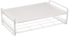 【新着商品】キッチン棚 トースターラック Belca 幅41.3×奥行26.5×高さ12.3 ホワイト TR-Wのサムネイル