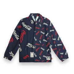 KITH  Coca-Cola Mitchell & Ness Coke Coaches Jacket コットン コーチジャケット コカコーラ キス ミッチェルアンドネス S 63544A1