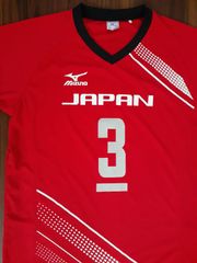 Mizuno ミズノ バレーボール 日本代表 木村沙織 ユニフォーム ユニホーム ゲームシャツ L