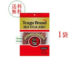 全国送料無料テング ビーフジャーキー ミディアムチャンク　レギュラー １５０ｇ　天狗　ジャーキー　ビーフステーキジャーキーのサムネイル