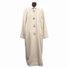 バルマン vintage BALMAIN アンゴラ シルク ロング コート ジャケット ブルゾン オールド ヴィンテージ ビンテージ サイズ9 ベージュ レディースのサムネイル