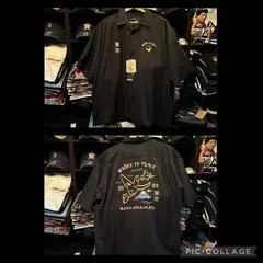 【（What it isNt）ART BY MARKGONZALES / (ワットイットイズント) アートバイ マークゴンザレス 】 TOKYO MAP SOUVENIR SHIRT 2H8-14869 BLACK Lサイズ