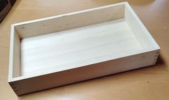 もみ材 番重 (ばんじゅう) 内寸 530×315×80 あぜくら組 スタッキング仕様