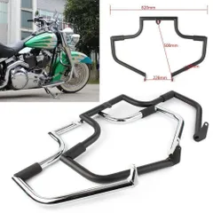 ハーレーダビッドソン・M8/ソフティルファミリー用・クラッシュバー・中古美品！ ハーレー M8 ソフテイル フラットアウト クラッシュバー