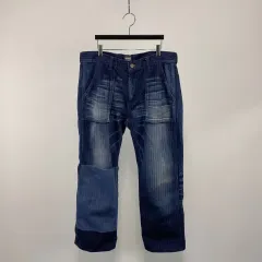 MOMOTARO デニムパンツ 25✖️33ダークブルー MOMOTARO デニムパンツ 25✖️33ダークブルー