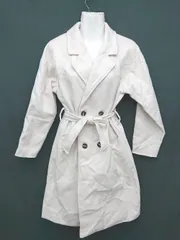 ◇ ◎ ●未使用● MAISON BREEZE メゾンブリーズ タグ付き ロング 長袖 コート 表記なし オフホワイト系 レディース P  【1404040011849】