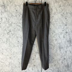 23区　ニジュウサンク　テーパードパンツ　【34】　スラックス　スーツ　グレー　ウエストゴム　薄手　サイドポケット　バックダミーポケット　仕事　オフィスカジュアル