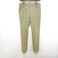 セオリーリュクス パンツ ボトムス センタープレス ストレッチ 日本製 レディース 36サイズ クリーム theory luxe 【中古】