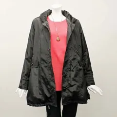 Dazur ダジュール ハーフ コート レディース 60代 50代 40代 軽い ライナー付き アウター 中綿 きれいめ 薄手 秋 冬 春 フード 黒