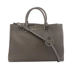 マイケルマイケルコース Michael michael kors トートバッグ ショルダーバッグ 2way レザー グレー /AK9
