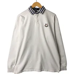 古着 90年代 ラルフローレン Ralph Lauren POLO by Ralph Lauren 長袖 ラガーシャツ USA製 メンズXL相当/eaa546001