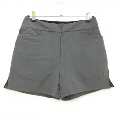 ★SALE価格★【超美品】プーマ ショートパンツ グレー×黒 サイドパイピングライン レディース XL ゴルフウェア PUMA