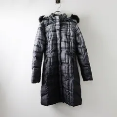 エディバウアー Eddie Bauer エコファー付き 総柄プリント グラデーション フードダウンコート PXS/グレー アウター【2400014241471】のサムネイル