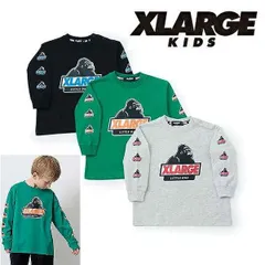 新品2025年秋冬 エクストララージキッズ XLARGE KIDS 袖OGプリント長袖Tシャツ 110cm120cm130cm140cm X-LARGE KIDS キッズ 子供服 男児
