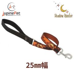 シャドウハンター柄Shadow Hunter ６０cmショートリード　25mm幅　アメリカ製　軽量　丈夫　パット付き　LUPINE ルパイン　アメリカ直輸入