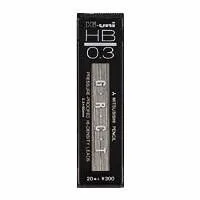 三菱鉛筆 替芯ハイユニ0．3－300 ＨＢ HU03300-HBのサムネイル