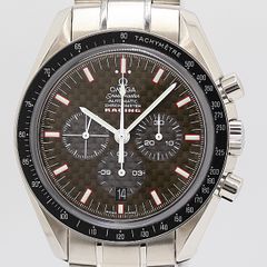 デッドストック級 稼働 良品 オメガ スピードマスターシューマッハ 3552.59 AT 茶文字盤 メンズ腕時計 0077330 4DKT REI KMR ABC 15807
