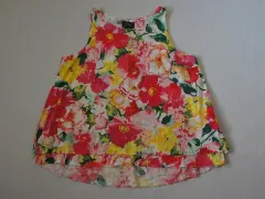 ★5 新品 未使用 ポロ ラルフローレン polo ralph lauren アウトレット 子供服 女の子 150cm タンクトップ 赤 花柄 春 夏 トップス ガールズ 女児 キッズ ジュニア 【中古】 ユーズド リサイクル こども