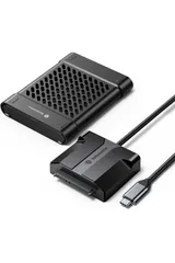 Yottamaster SATA - USBケーブル USB 2.0 - SATA III ハードドライブアダプターコンバーター 2.5インチ SSD & HDD用 UASP対応 3.3フィート [U2A-10]