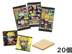 バンダイ(BANDAI) にふぉるめーしょん NARUTO-ナルト- 疾風伝 忍界シールウエハース vol.2 20個入BOX (食玩) ウエハース 賞味期限2025/02