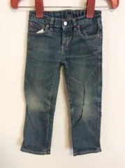 ラルフローレン　キッズ、ライトブルー ストレッチデニム