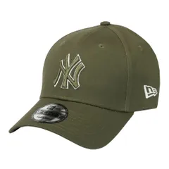 NewEra ニューエラ キャップ ニューヨーク・ヤンキース 9FORTY メンズ レディース 帽子 NY ロゴ ベースボールキャップ 野球帽 メジャーリーグ カーキグリーン