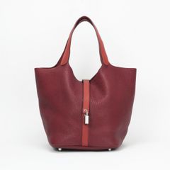 エルメス HERMES ピコタンロックタッチGM ピコタンロックGM ピコタンロックタッチ26 バッグ トートバッグ トリヨンクレマンス×スイフト ルージュアッシュ レッド 赤 シルバー金具