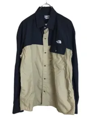 【中古】THE NORTH FACE ザ・ノースフェイス ロングスリーブヌプシシャツ　長袖襟シャツ　NR11961 ブラック/ベージュ XL 44827924