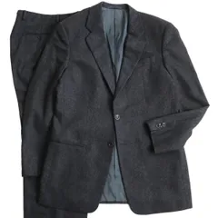 良品●ARMANI COLLEZIONI アルマーニコレツォーニ カシミヤ×ウール シングルスーツ/上下セットアップ グレー 48 イタリア製 メンズのサムネイル